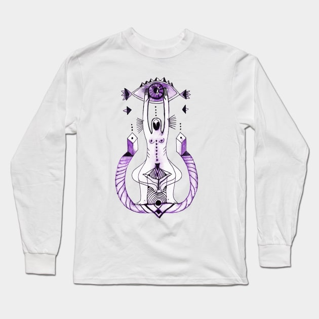 open eyes Long Sleeve T-Shirt by Daria Kusto